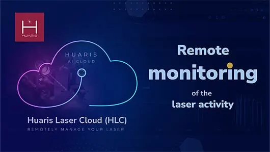 Huaris Laser Cloud - HLC Youtube tutorial - remote monitoring of the laser activity